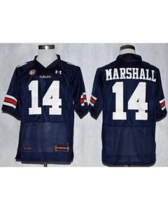 Tigers #14 Nick Marshall Blue Stitched NCAA Jersey
