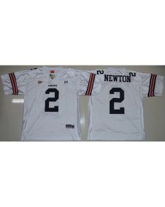 Tigers #2 Newton White Stitched NCAA Jersey