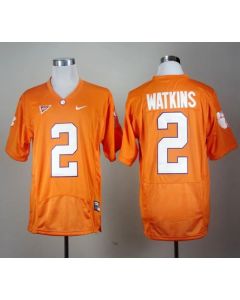 Tigers #2 Sammy Watkins Orange Pro Combat Stitched NCAA Jersey