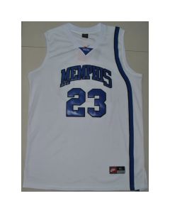 Tigers #23 Derrick Rose White Basketball Stitched NCAA Jersey
