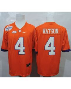 Tigers #4 Deshaun Watson Orange 1975-1978 Fuller Stitched NCAA Jersey
