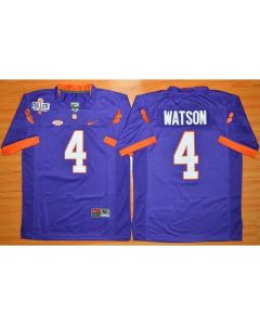 Tigers #4 Deshaun Watson Purple 1975-1978 Fuller Stitched Youth NCAA Jersey