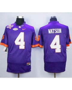 Tigers #4 Deshaun Watson Purple Limited Stitched NCAA Jersey