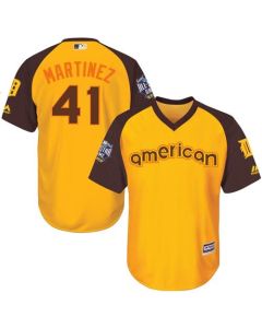 Tigers #41 Victor Martinez Gold 2016 All-Star American League Stitched Youth MLB Jersey