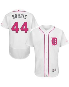 Tigers #44 Daniel Norris White Flexbase Authentic Collection 2016 Mother's Day Stitched MLB Jersey
