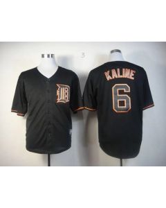 Tigers #6 Al Kaline Black Fashion Stitched MLB Jersey