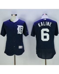 Tigers #6 Al Kaline Navy Blue Flexbase Authentic Collection Stitched MLB Jersey