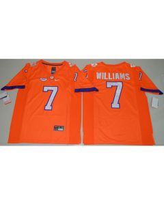 Tigers #7 Mike Williams Orange Limited Stitched NCAA Jersey