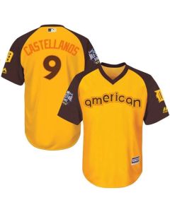 Tigers #9 Nick Castellanos Gold 2016 All-Star American League Stitched Youth MLB Jersey