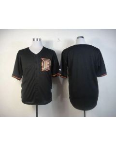 Tigers Blank Black Fashion Stitched MLB Jersey