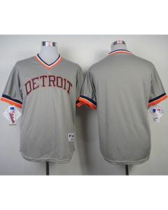 Tigers Blank Grey 1984 Turn Back The Clock Stitched MLB Jersey