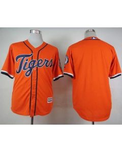Tigers Blank Orange Cool Base Stitched MLB Jersey