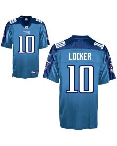 Titans #10 Jake Locker Baby Blue Stitched Youth NFL Jersey