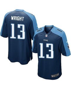 Titans #13 Kendall Wright Navy Blue Alternate Youth Stitched NFL Elite Jersey