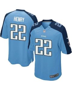Titans #22 Derrick Henry Light Blue Team Color Youth Stitched NFL Elite Jersey