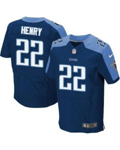Titans #22 Derrick Henry Navy Blue Alternate Men's Stitched NFL Elite Jersey