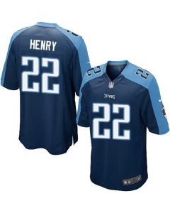 Titans #22 Derrick Henry Navy Blue Alternate Youth Stitched NFL Elite Jersey