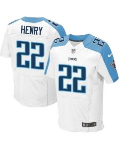 Titans #22 Derrick Henry White Men's Stitched NFL Elite Jersey