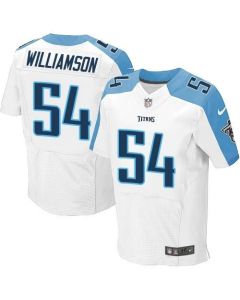 Titans #54 Avery Williamson White Men's Stitched NFL Elite Jersey