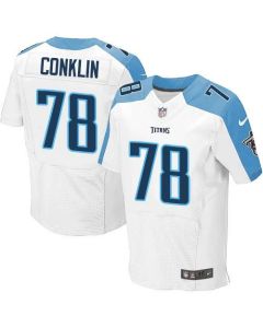 Titans #78 Jack Conklin White Men's Stitched NFL Elite Jersey