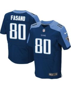 Titans #80 Anthony Fasano Navy Blue Alternate Men's Stitched NFL Elite Jersey