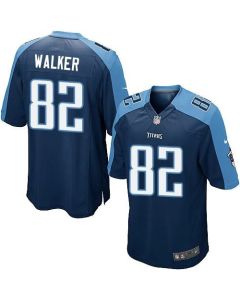 Titans #82 Delanie Walker Navy Blue Alternate Youth Stitched NFL Elite Jersey