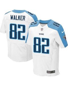 Titans #82 Delanie Walker White Men's Stitched NFL Elite Jersey