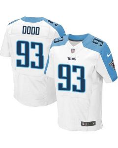 Titans #93 Kevin Dodd White Men's Stitched NFL Elite Jersey