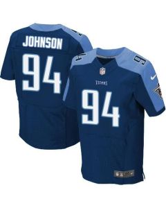 Titans #94 Austin Johnson Navy Blue Alternate Men's Stitched NFL Elite Jersey