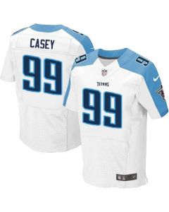 Titans #99 Jurrell Casey White Men's Stitched NFL Elite Jersey