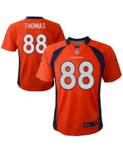 Toddler Broncos #88 Demaryius Thomas Orange Team Color Stitched NFL Elite Jersey