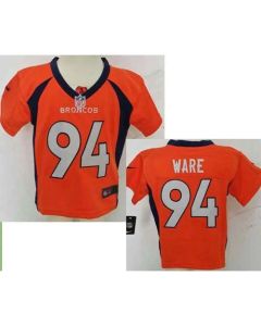 Toddler Broncos #94 DeMarcus Ware Orange Team Color Stitched NFL Elite Jersey