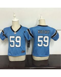 Toddler Carolina Panthers #59 Luke Kuechly Light Blue Stitched NFL Jersey