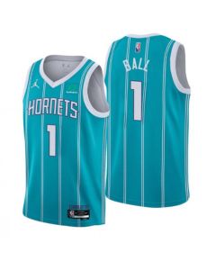 Toddler Charlotte Hornets #1 LaMelo Ball 2022/23 Teal Icon Edition Stitched Basketball Jersey