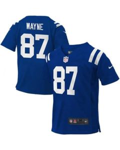 Toddler Colts #87 Reggie Wayne Royal Blue Team Color Stitched NFL Elite Jersey