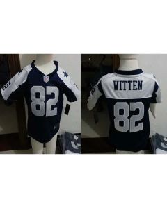 Toddler Cowboys #82 Jason Witten Navy Blue Thanksgiving Stitched NFL Elite Jersey