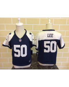 Toddler Dallas Cowboys #50 Sean Lee Blue Thanksgiving Stitched NFL Jersey
