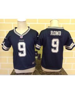 Toddler Dallas Cowboys #9 Tony Romo Blue Stitched NFL Jersey