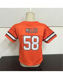 Toddler Denver Broncos #58 Von Miller Orange Stitched NFL Jersey