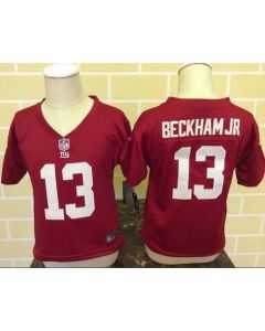 Toddler Giants #13 Odell Beckham Jr Red Alternate Stitched NFL Elite Jersey