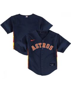 Toddler Houston Astros Blank Navy Stitched Baseball Jersey