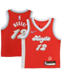 Toddler Memphis Grizzlies Ja Morant Red 2024/25 Swingman Player Jersey - City Edition
