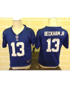 Toddler New York Giants #13 Odell Beckham Jr Blue Stitched NFL Jersey