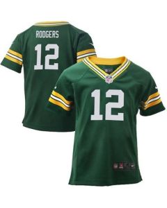Toddler Packers #12 Aaron Rodgers Green Team Color Stitched NFL Elite Jersey