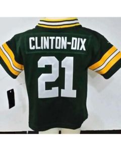 Toddler Packers #21 Ha Ha Clinton-Dix Green Team Color Stitched NFL Elite Jersey