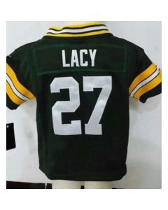 Toddler Packers #27 Eddie Lacy Green Team Color Stitched NFL Elite Jersey