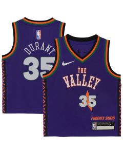 Toddler Phoenix Suns #35 Kevin Durant Purple 2024/25 Swingman City Edition Player Jersey (Purple)