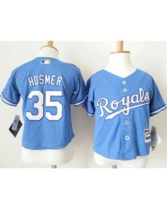 Toddler Royals #35 Eric Hosmer Light Blue Alternate 1 Cool Base Stitched MLB Jersey