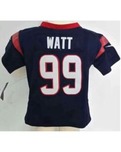 Toddler Texans #99 J.J. Watt Navy Blue Team Color Stitched NFL Elite Jersey