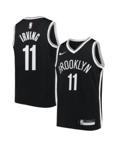 Toddlers Brooklyn Nets #11 Kyrie Irving Black Stitched NBA Jersey
